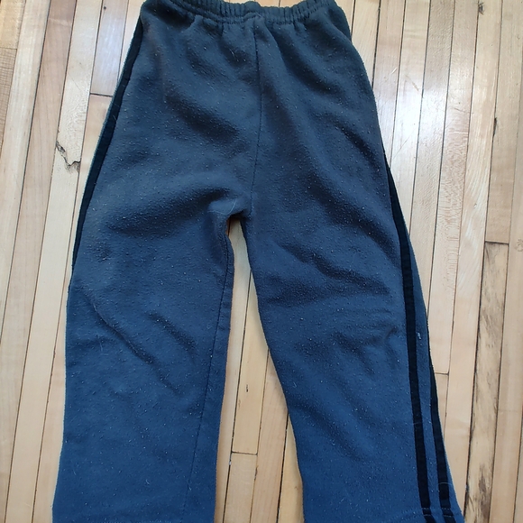 Other - 🔴5/$10 Cozy Grey Sweatpants with Black Stripes